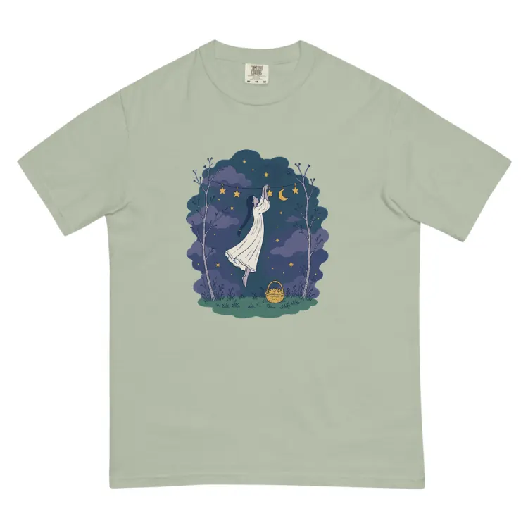 The Hanging the Stars Tee in Bay.