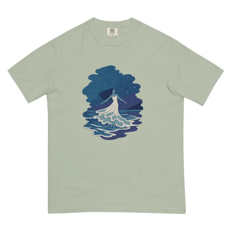 The The Tide Dancer Tee in Bay.