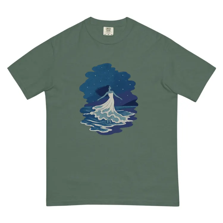The The Tide Dancer Tee in Blue Spruce.