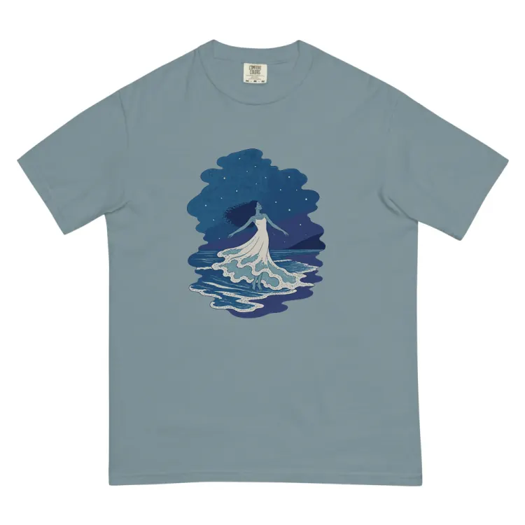 The The Tide Dancer Tee in Ice Blue.