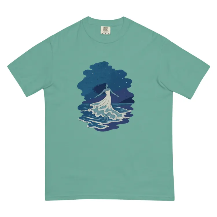 The The Tide Dancer Tee in Seafoam.