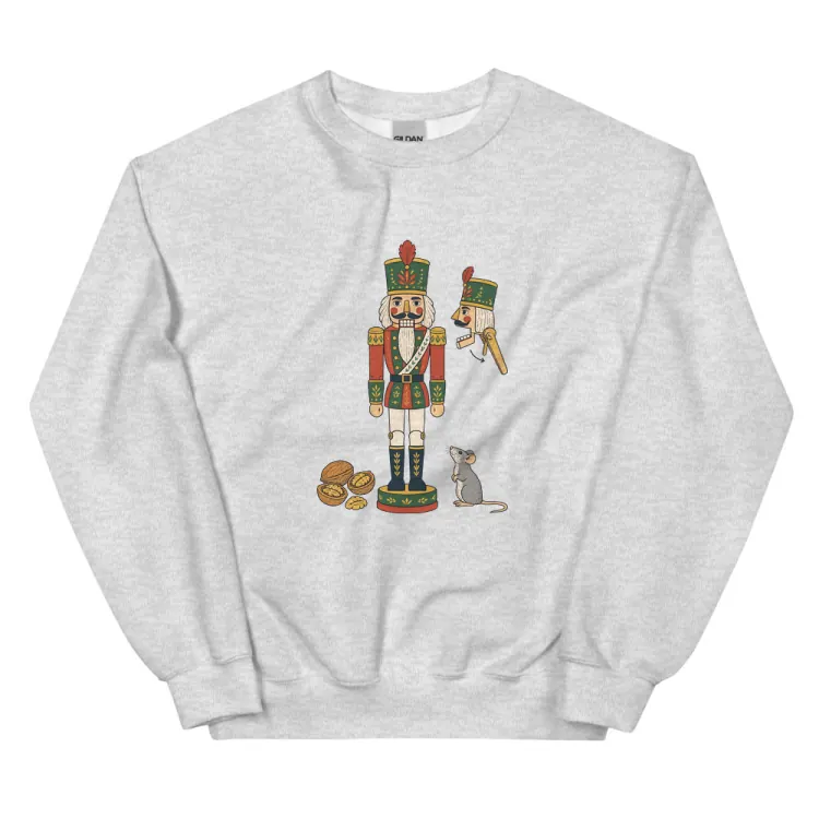 The Nutcracker Specimen Crewneck in Ash.