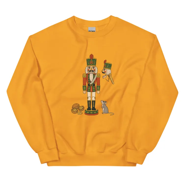 The Nutcracker Specimen Crewneck in Gold.
