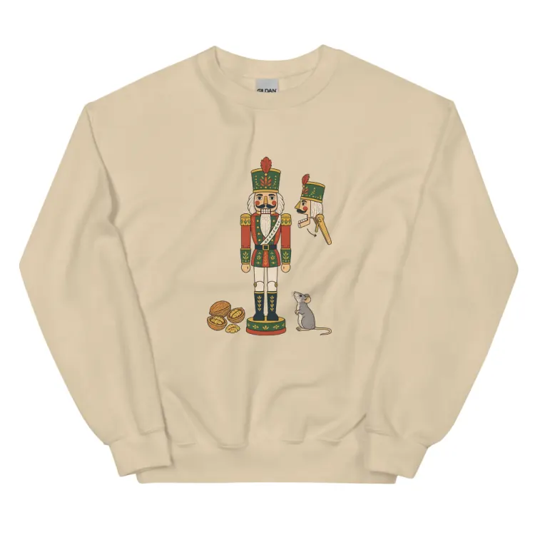 The Nutcracker Specimen Crewneck in Sand.