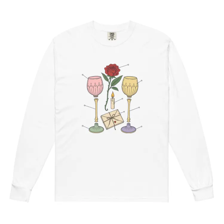 The Anatomy of an Anniversary Long Sleeve in White.