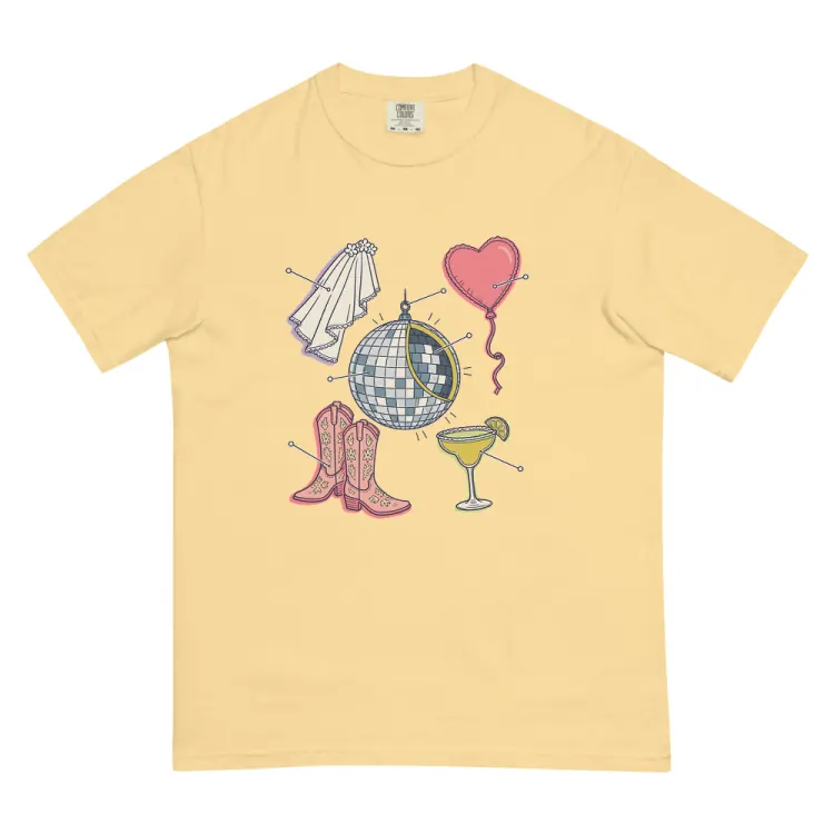The Anatomy of a Bachelorette Tee in Butter.