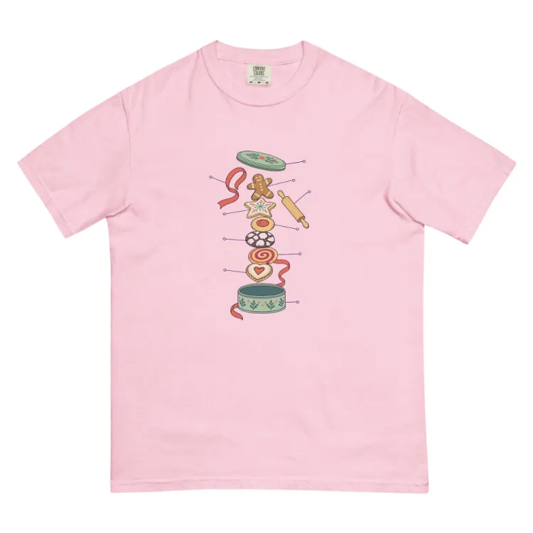 The Anatomy of a Cookie Swap Tee in Blossom.