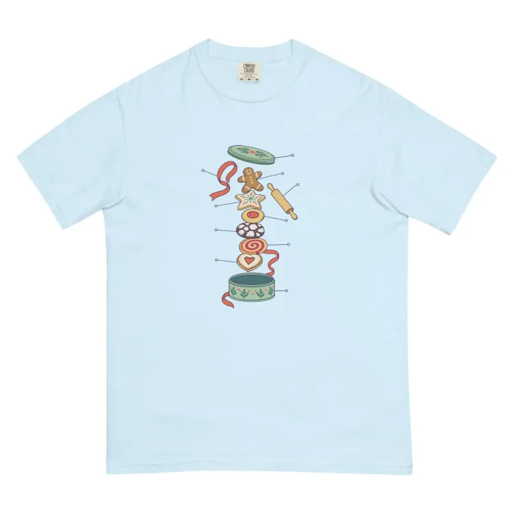 The Anatomy of a Cookie Swap Tee in Chambray.