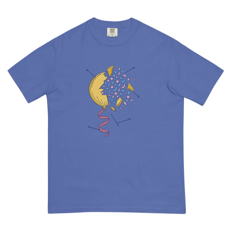 The Anatomy of a Reveal Tee in Mystic Blue.