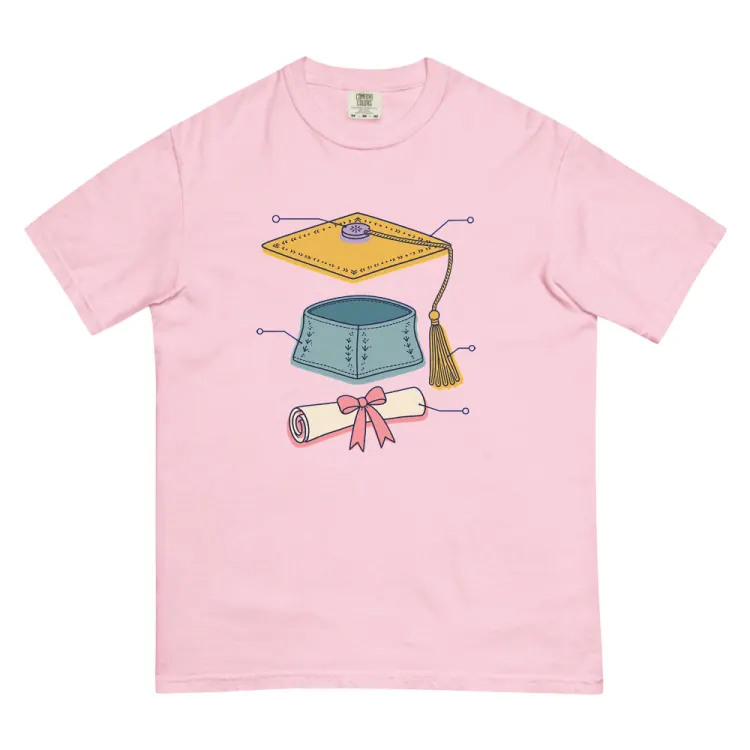 The Anatomy of a Graduation Tee in Blossom.