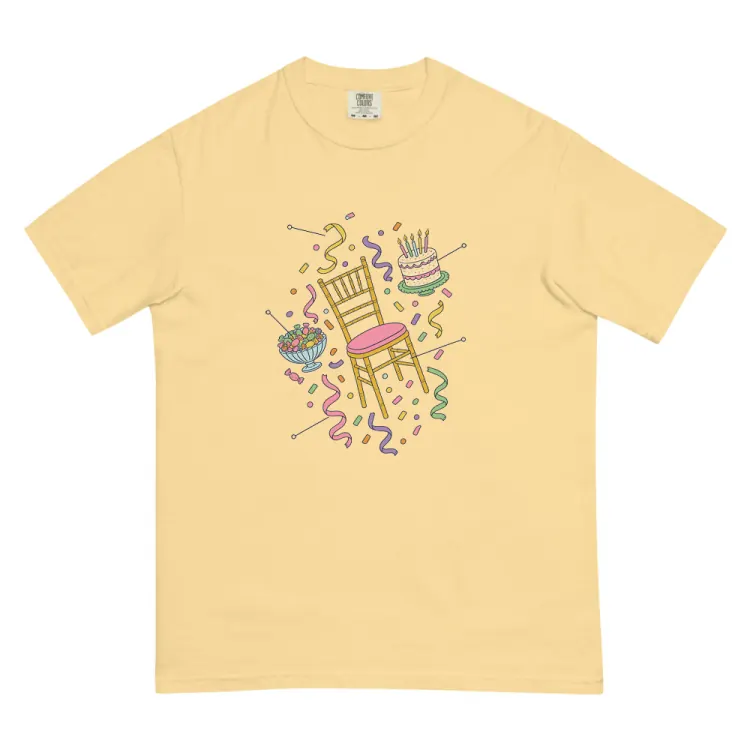 The Anatomy of a Mitzvah Party Tee in Butter.
