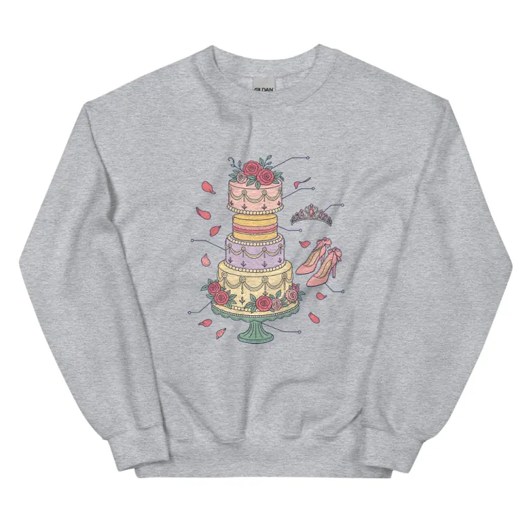 The Anatomy of a Quinceañera Crewneck in Sport Grey.