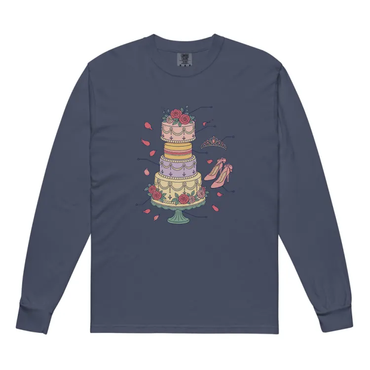 The Anatomy of a Quinceañera Long Sleeve in Navy.