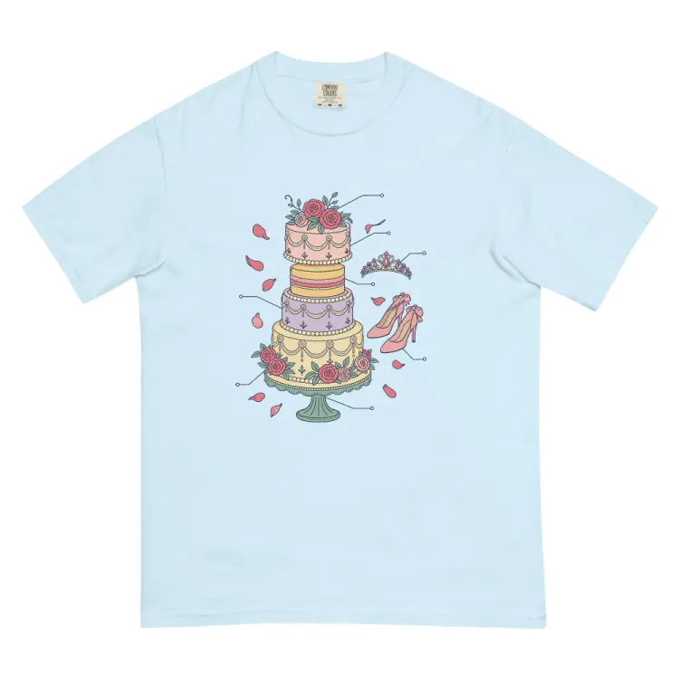 The Anatomy of a Quinceañera Tee in Chambray.