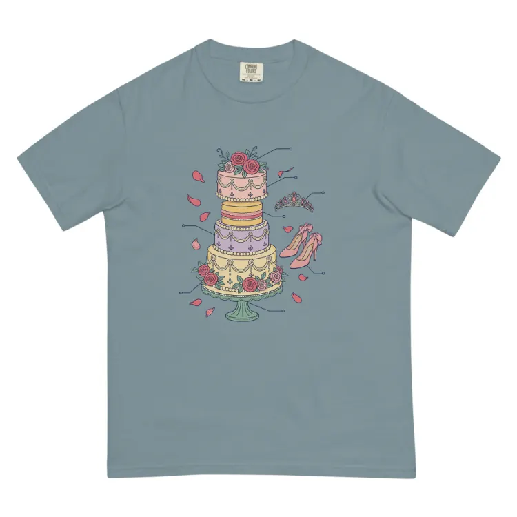 The Anatomy of a Quinceañera Tee in Ice Blue.