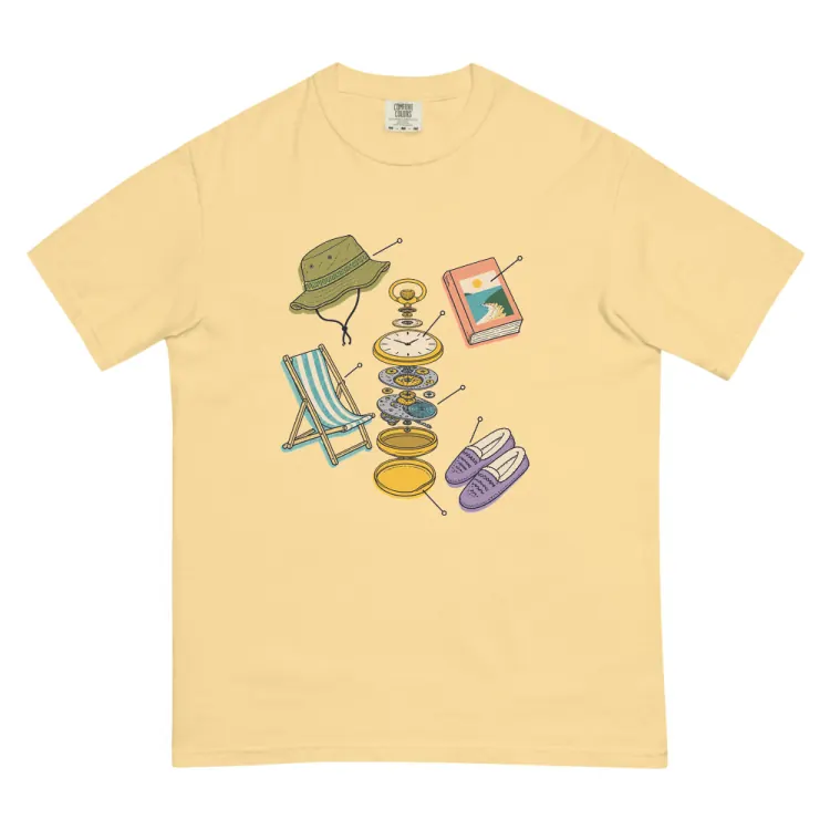 The Anatomy of a Retirement Tee in Butter.