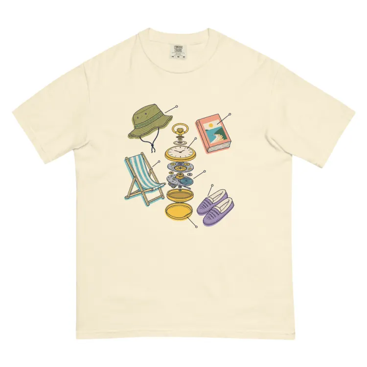 The Anatomy of a Retirement Tee in Ivory.