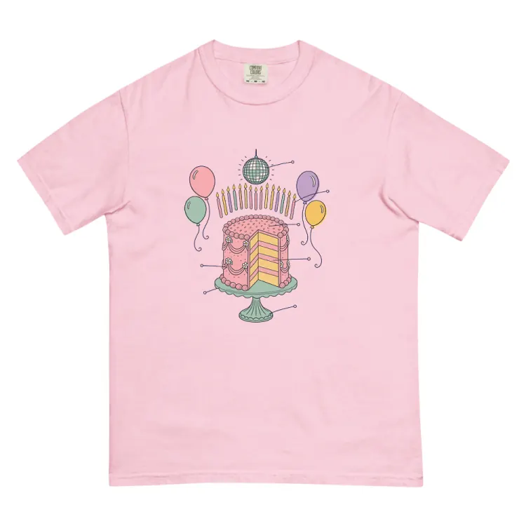 The Anatomy of a Sweet Sixteen Tee in Blossom.