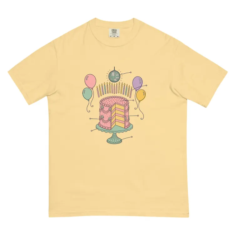 The Anatomy of a Sweet Sixteen Tee in Butter.