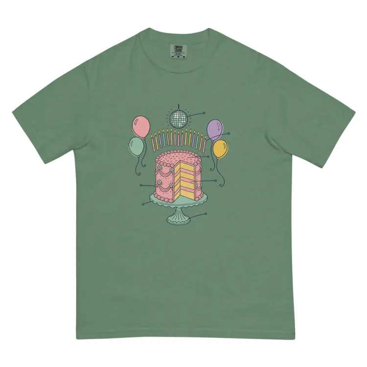 The Anatomy of a Sweet Sixteen Tee in Light Green.