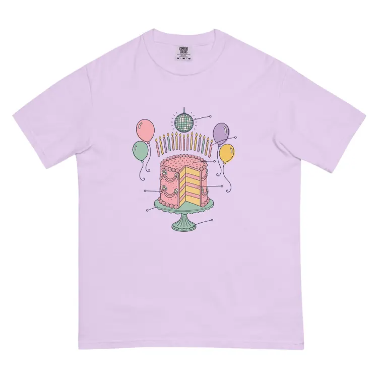 The Anatomy of a Sweet Sixteen Tee in Orchid.