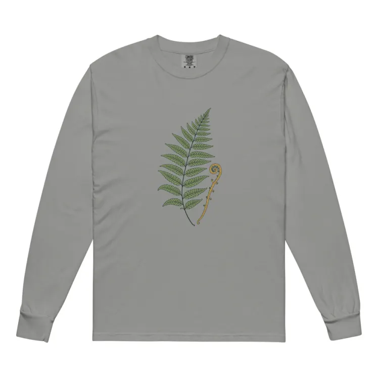 The Pressed Fern Long Sleeve in Grey.