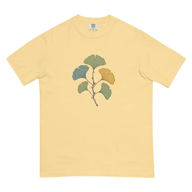 The Pressed Ginkgo Tee in Butter.
