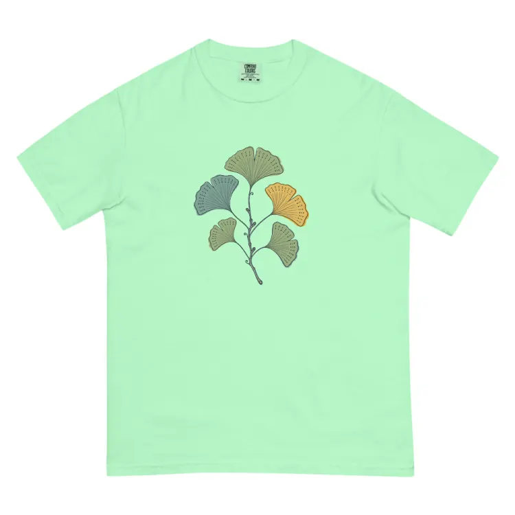 The Pressed Ginkgo Tee in Island Reef.