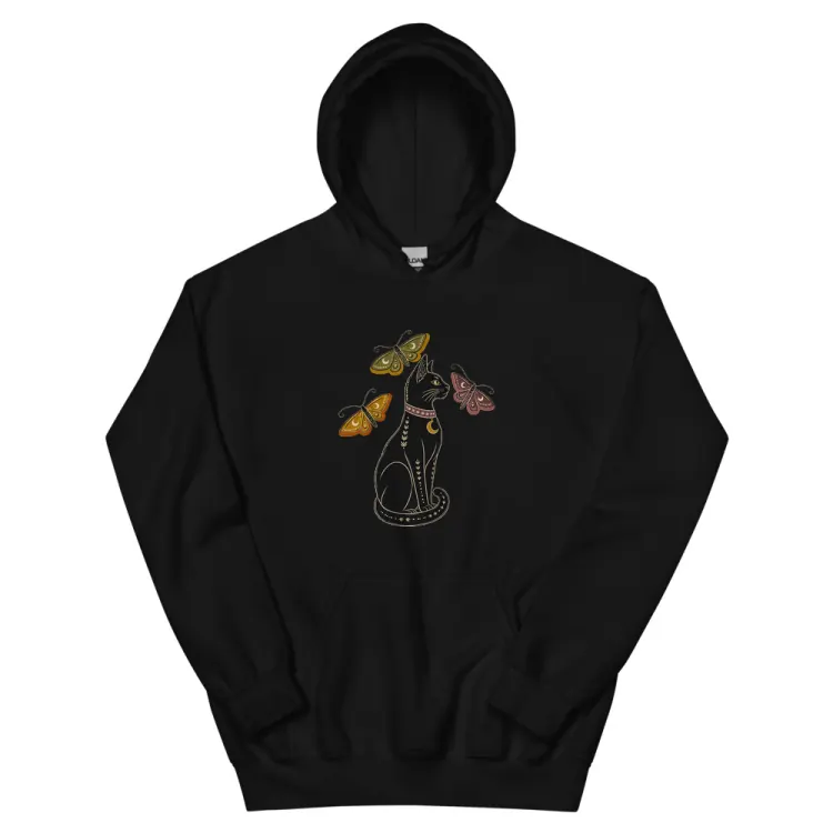 The The Familiar Hoodie in Black.