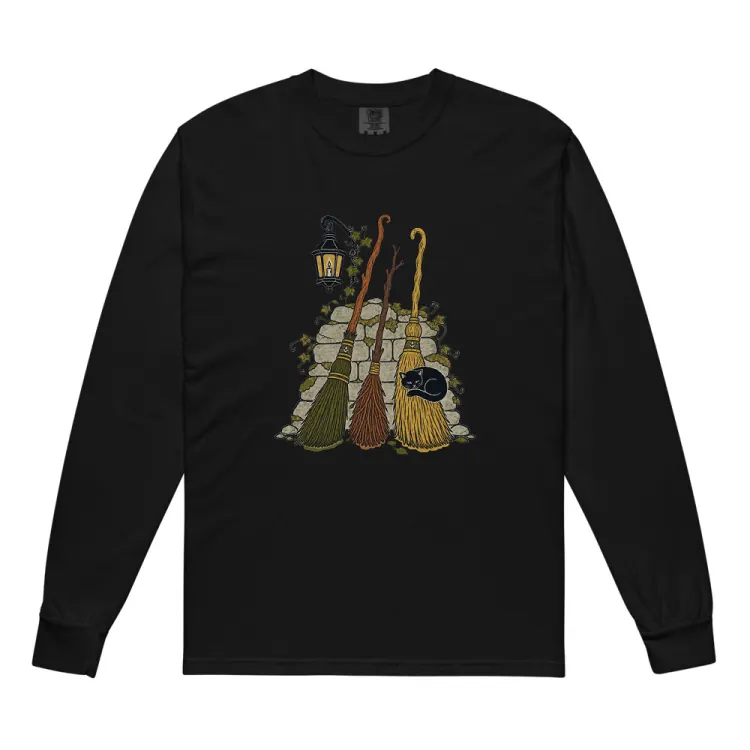The Broom Parking Long Sleeve in Black.