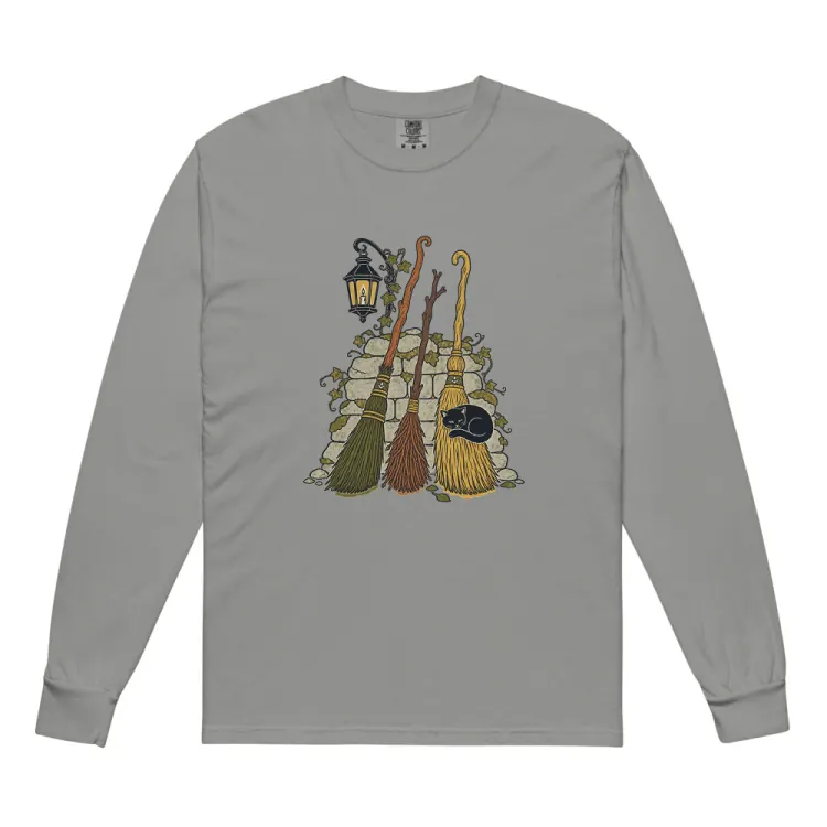 The Broom Parking Long Sleeve in Grey.