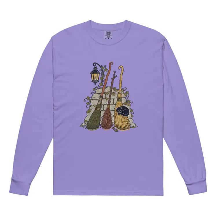 The Broom Parking Long Sleeve in Violet.