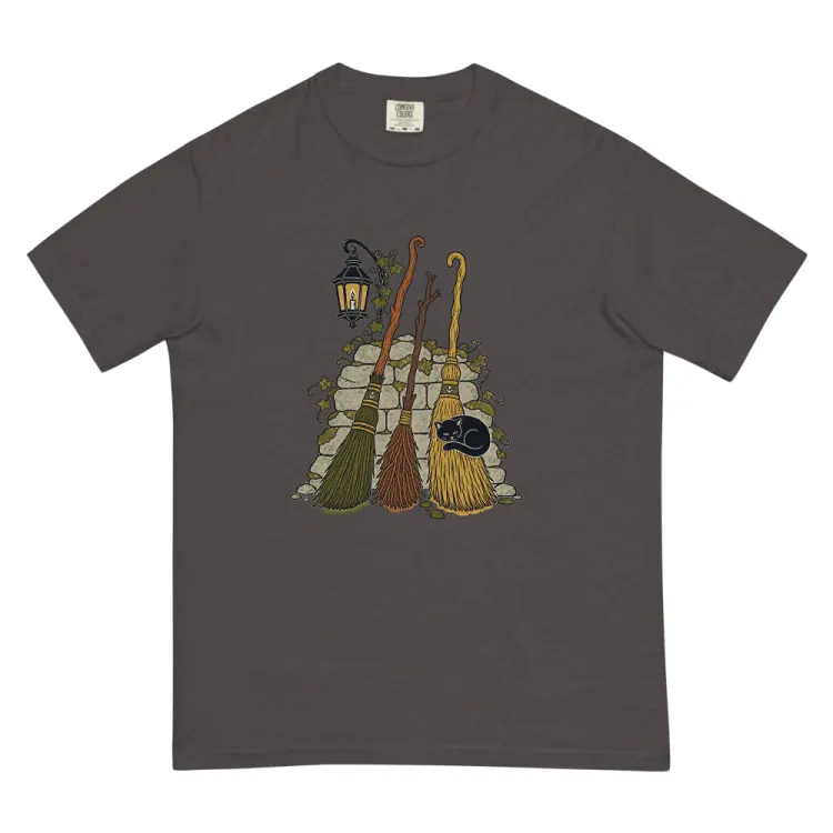 The Broom Parking Tee in Graphite.