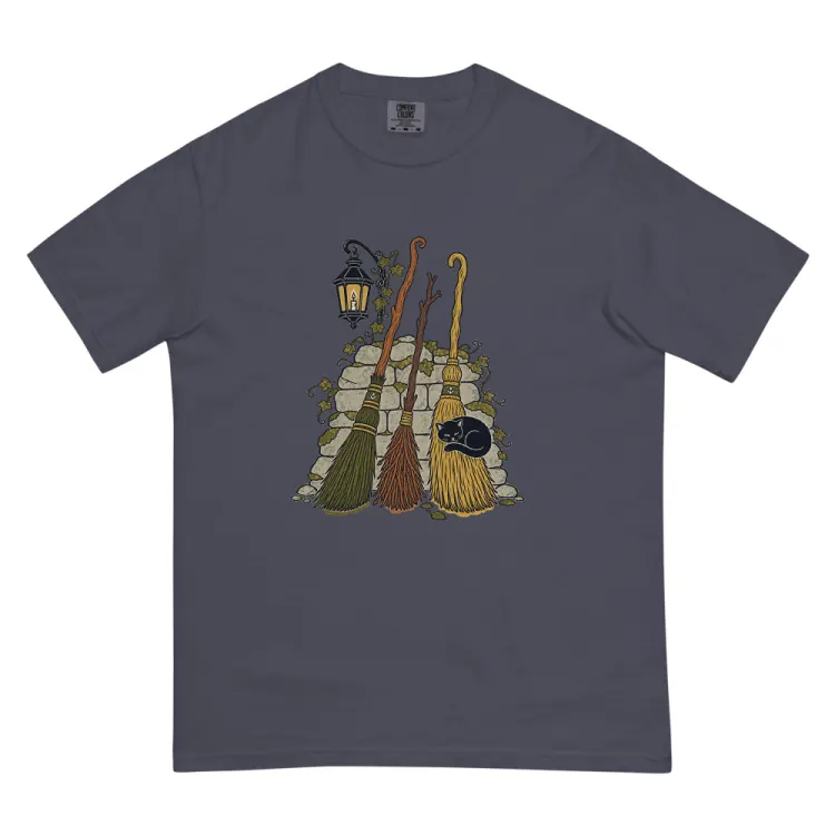 The Broom Parking Tee in Navy.