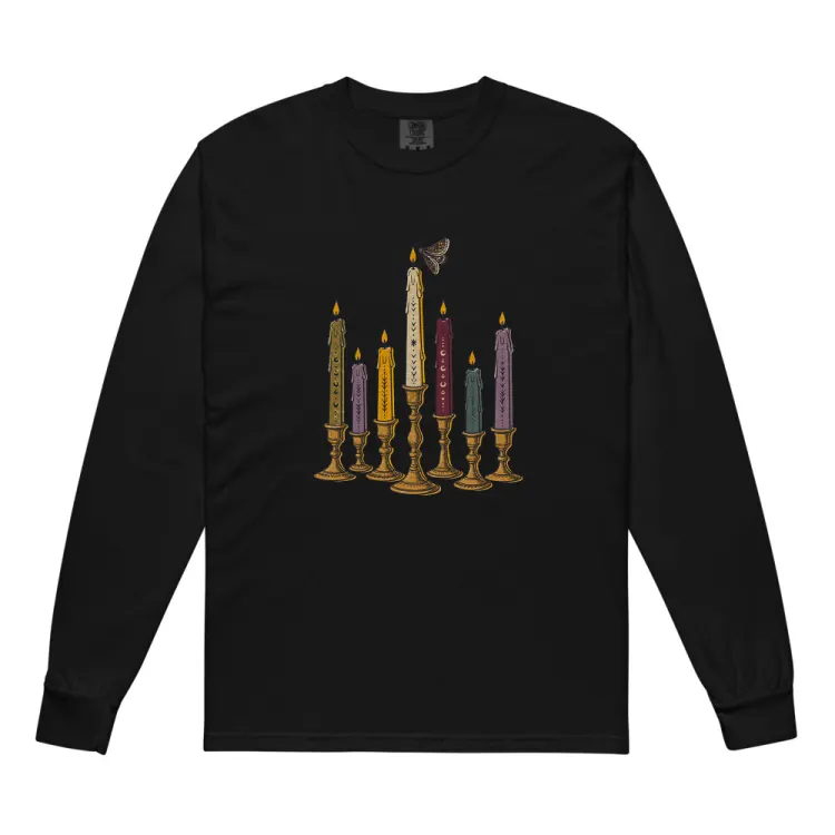 The Seven Candles Long Sleeve in Black.