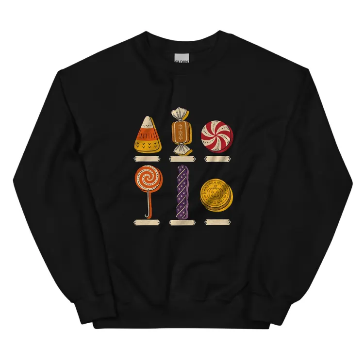 The Specimens of Candy Crewneck in Black.