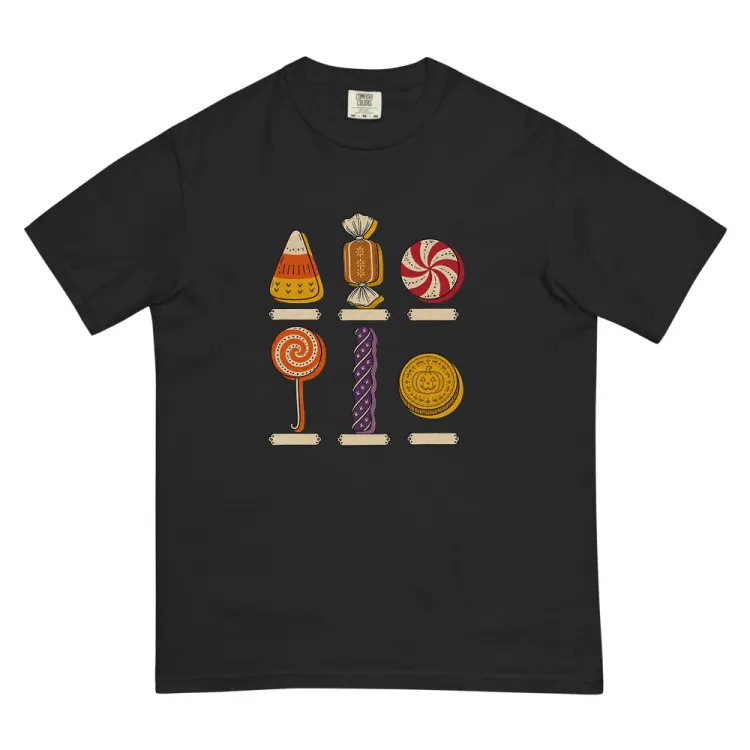 The Specimens of Candy Tee in Black.