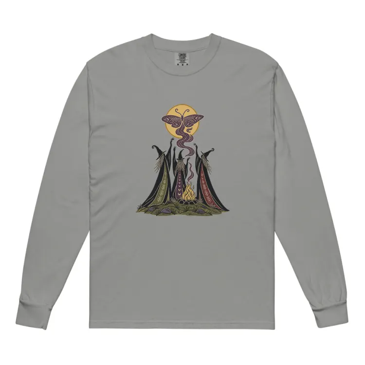 The Three Crones Long Sleeve in Grey.
