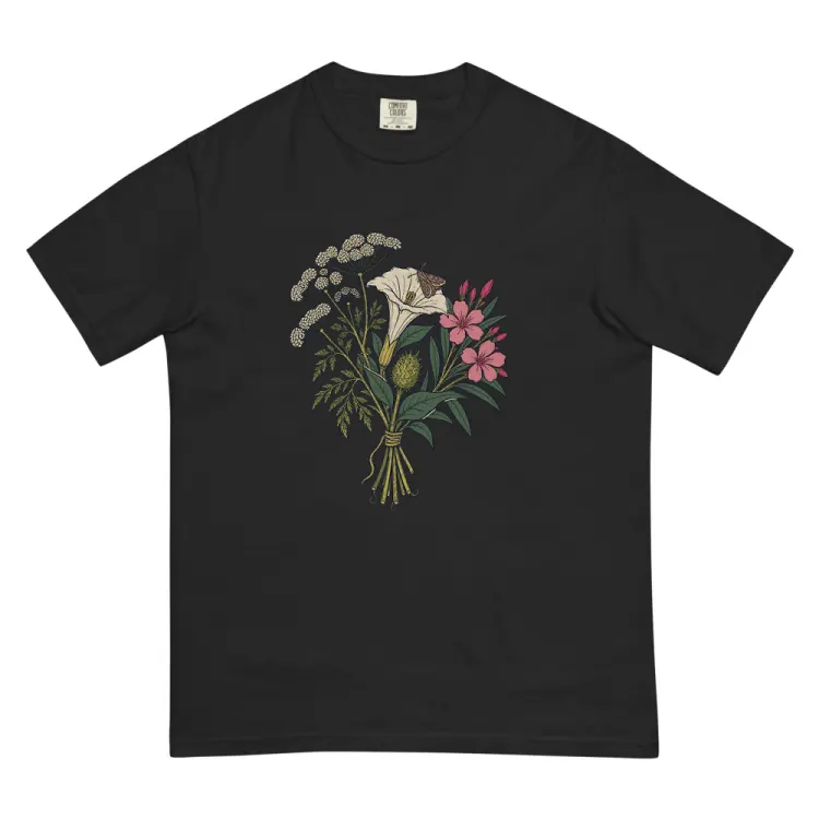 The The Poison Garden Tee in Black.