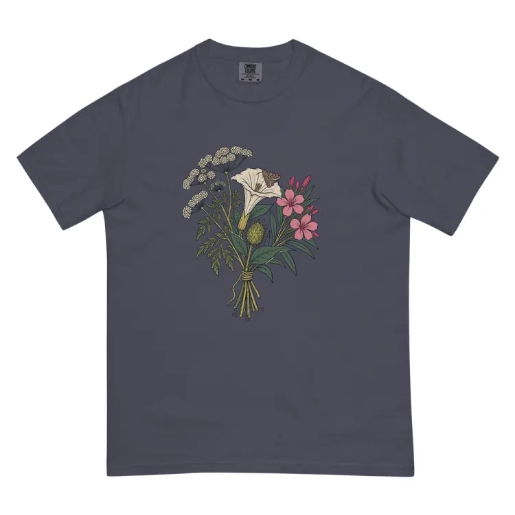 The The Poison Garden Tee in Navy.