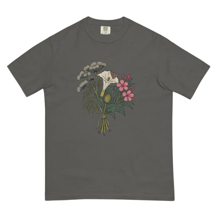 The The Poison Garden Tee in Pepper.