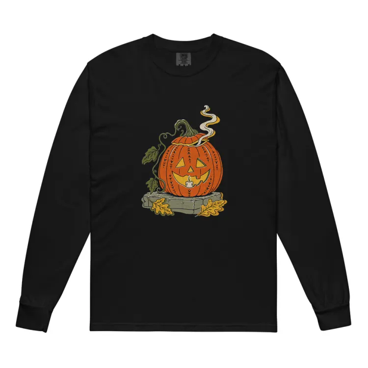 The The Last Pumpkin Long Sleeve in Black.