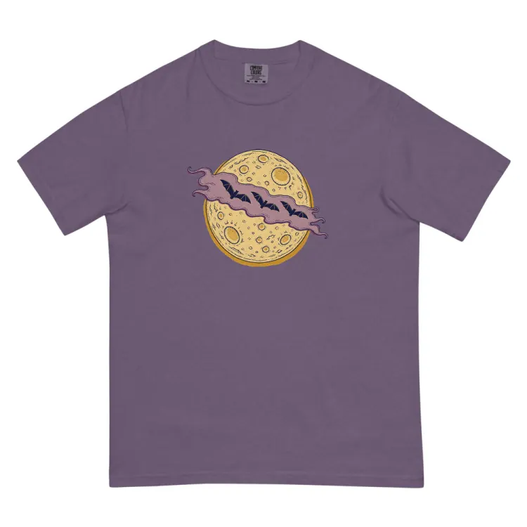 The Cloud Over the Moon Tee in Grape.