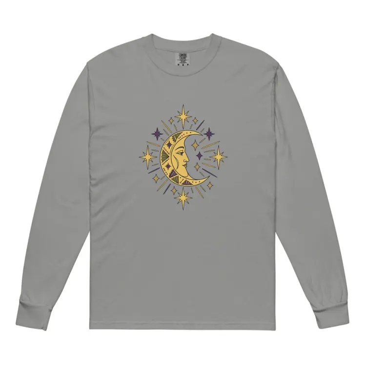 The The Man in the Moon Long Sleeve in Grey.