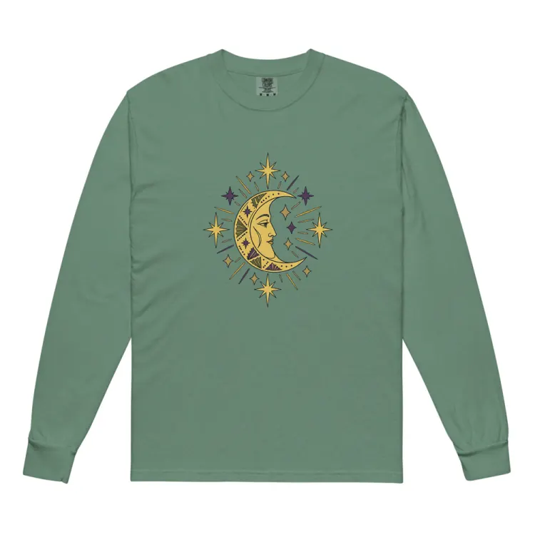 The The Man in the Moon Long Sleeve in Light Green.