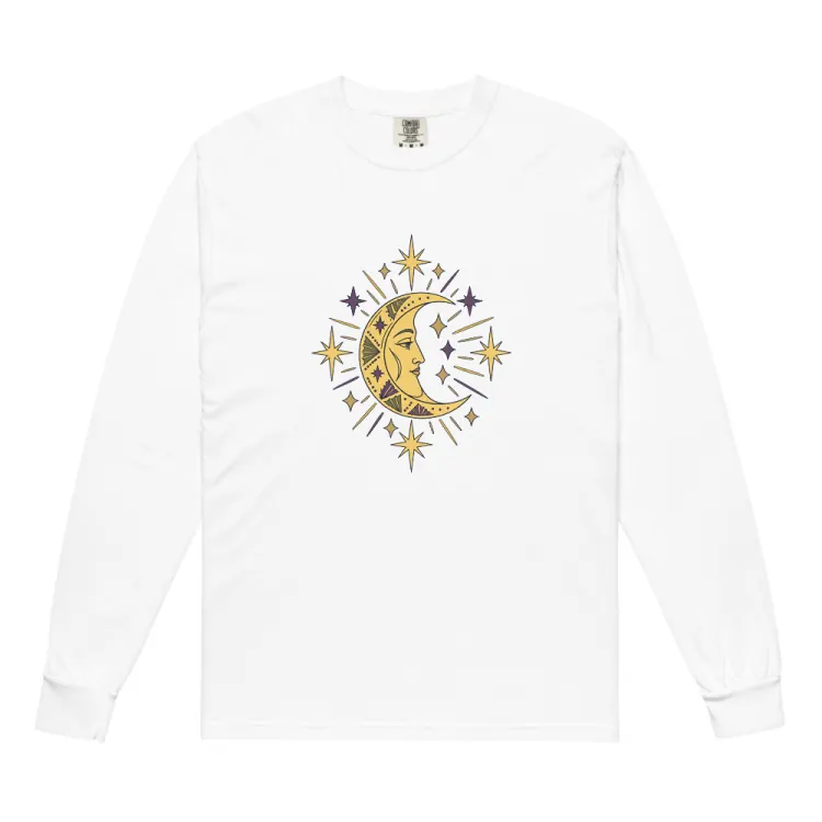The The Man in the Moon Long Sleeve in White.