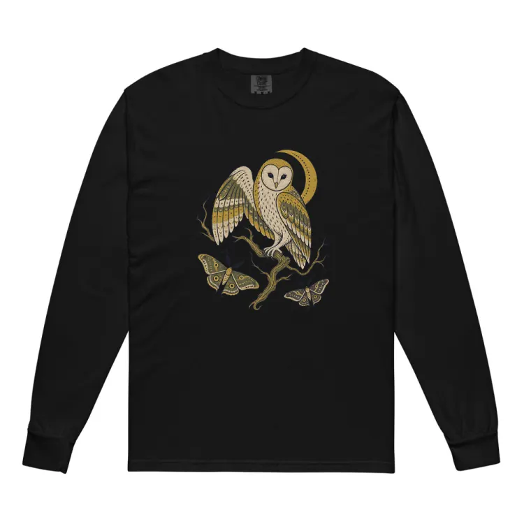 The The Night Watch Long Sleeve in Black.
