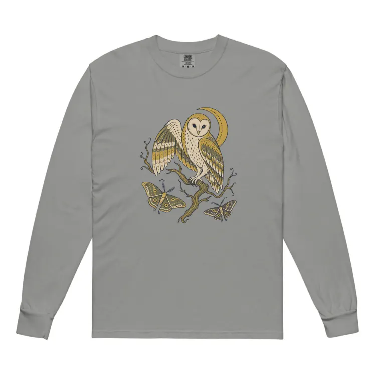 The The Night Watch Long Sleeve in Grey.