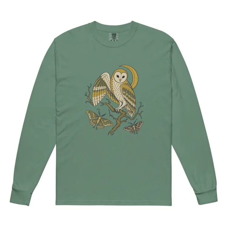 The The Night Watch Long Sleeve in Light Green.