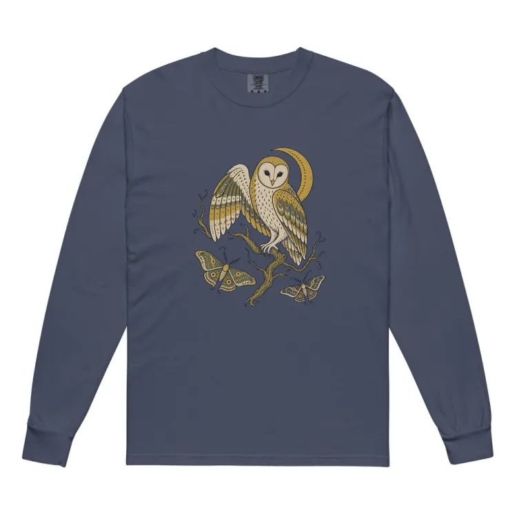 The The Night Watch Long Sleeve in Navy.